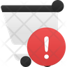 cart alert icon download