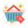 discount cart icons free