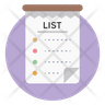 icons for send list