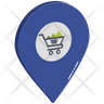 icon cart location