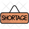 icon shortage