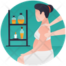 female massage icon download