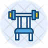 icon for shoulder press machine