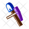 pickaxe symbol