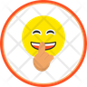 shushing emoji logo