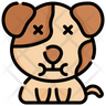 sick dog icon png
