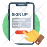 sign-up icons