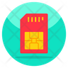 smartphone chip icon svg