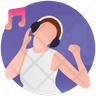 female singer icon png
