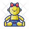 sitting baby icon png