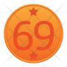 sixty nine icon png
