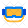 safety goggles icon svg