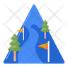 icon ski path