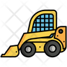 compact tractor icon