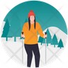 skiing emoji