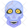 skull face icon png