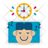 icons for sleep schedule