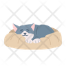 icons for sleeping cat