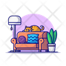 cat sleeping icon png