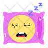 sleepy emoji icon svg