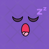 icon sleepy emoji