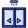 icons of sliding door
