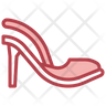 sling back shoes logo