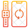 sync watch symbol