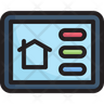 smart home setting panel icon