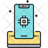 smartphone chip icon