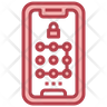 phone pattern lock icon