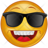 3d glasses emoji logo