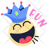 laughing face icon png