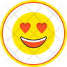 icon for heart eyes emoji