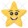 icon smiling star