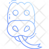 icon for snake face