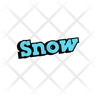 icons of snow spray