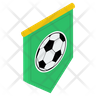 soccer flags logo