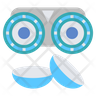 free contact lens case icons
