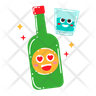 soju bottle icons