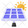 solar collector icons
