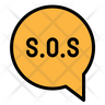 icons of sos message