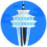 seattle tower icons free