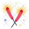 party sparklers icon svg