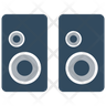 icon for speakers pair