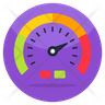 digital speedometer icon svg