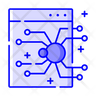 spider bot icon png
