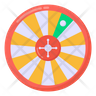 icon gambling spin wheel