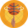 spinning ball logos