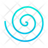 spiral shape icon png